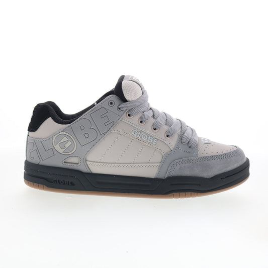 Globe Tilt GBTILT Mens Gray Suede Lace Up Skate Inspired Sneakers Shoes