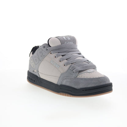 Globe Tilt GBTILT Mens Gray Suede Lace Up Skate Inspired Sneakers Shoes