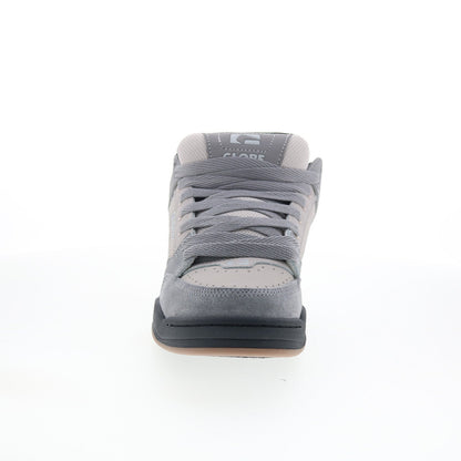Globe Tilt GBTILT Mens Gray Suede Lace Up Skate Inspired Sneakers Shoes