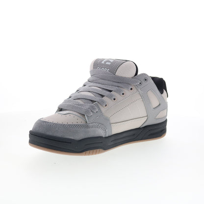 Globe Tilt GBTILT Mens Gray Suede Lace Up Skate Inspired Sneakers Shoes
