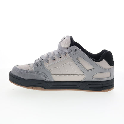Globe Tilt GBTILT Mens Gray Suede Lace Up Skate Inspired Sneakers Shoes