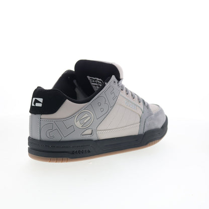 Globe Tilt GBTILT Mens Gray Suede Lace Up Skate Inspired Sneakers Shoes