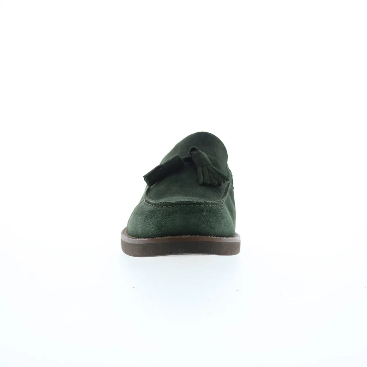 Pastori by Di Bianco Gordian Suede Mens Green Loafers & Slip Ons Casual Shoes