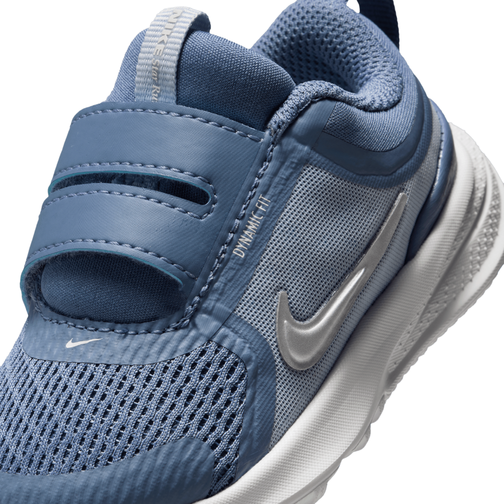 Star Runner 5 (TD) Baby & Toddler :World Indigo | Metallic Silver