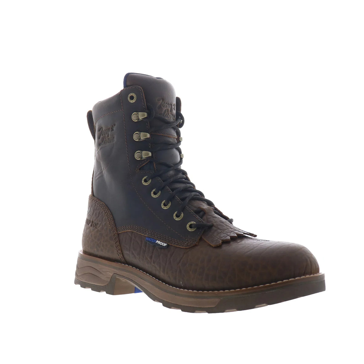 Tony Lama High Plains WP Composite Toe Mens Brown Cowboy Western Boots