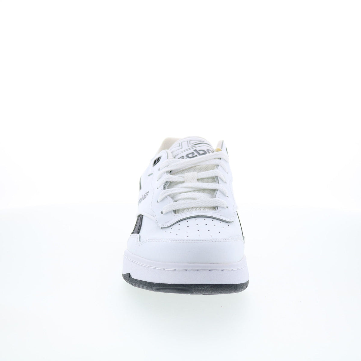 Reebok BB 4000 II Mens White Leather Lace Up Lifestyle Sneakers Shoes