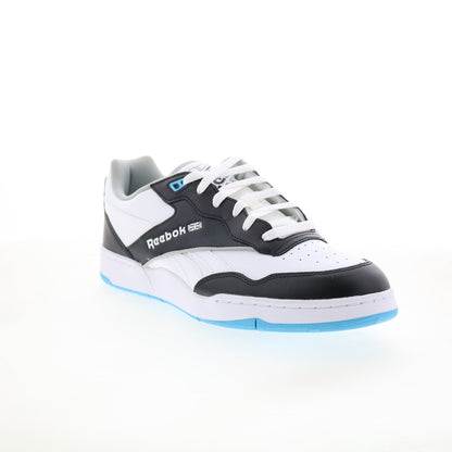 Reebok BB 4000 II Mens White Leather Lace Up Lifestyle Sneakers Shoes