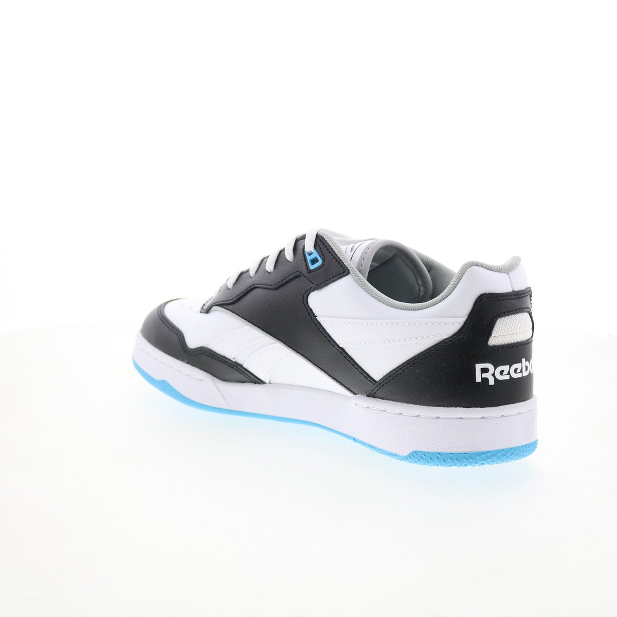Reebok BB 4000 II Mens White Leather Lace Up Lifestyle Sneakers Shoes