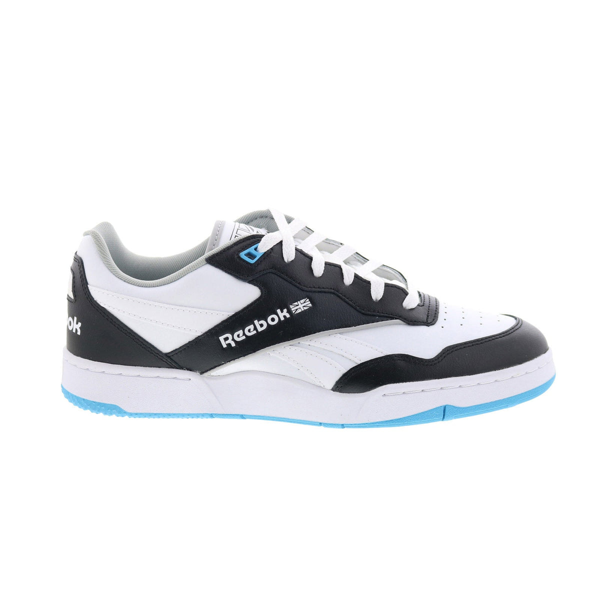 Reebok BB 4000 II Mens White Leather Lace Up Lifestyle Sneakers Shoes