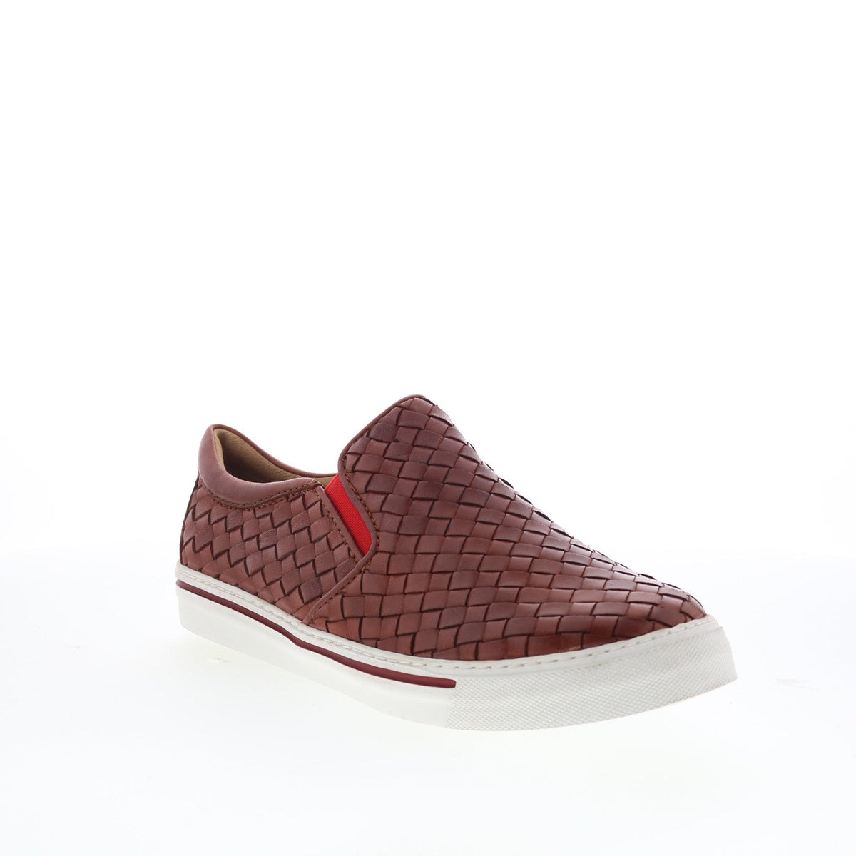 Robert Zur James True Glove Mens Brown Leather Slip On Lifestyle Sneakers Shoes