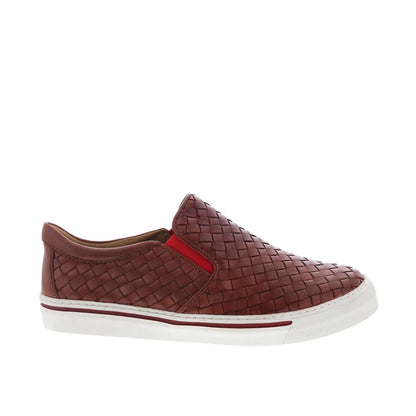 Robert Zur James True Glove Mens Brown Leather Slip On Lifestyle Sneakers Shoes
