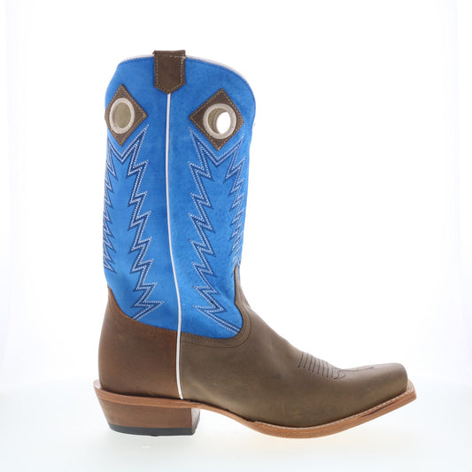 Justin Boots Ranker Sueded Boar JP2507 Mens Brown Cowboy Western Boots
