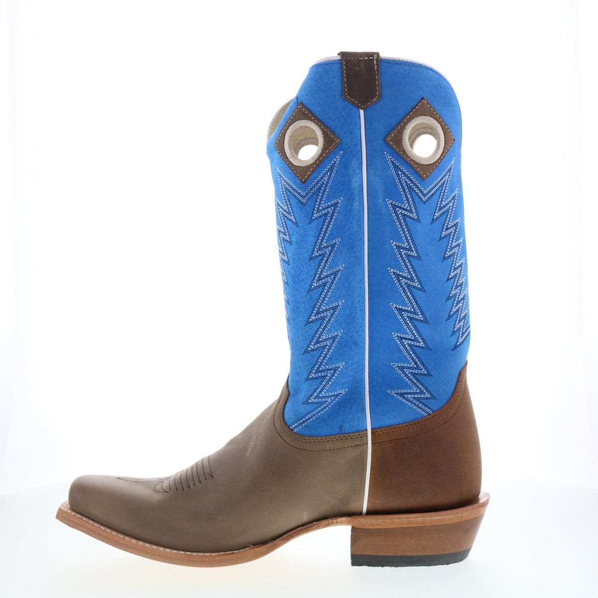 Justin Boots Ranker Sueded Boar JP2507 Mens Brown Cowboy Western Boots
