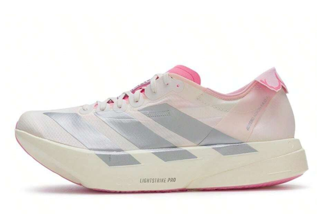 Adizero Adios Pro 4 Men's :Core White | Bliss Pink