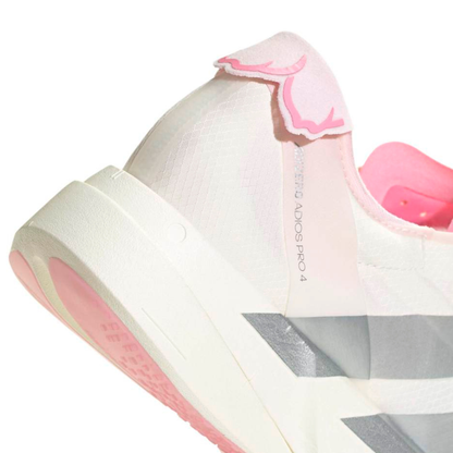 Adizero Adios Pro 4 Men's :Core White | Bliss Pink