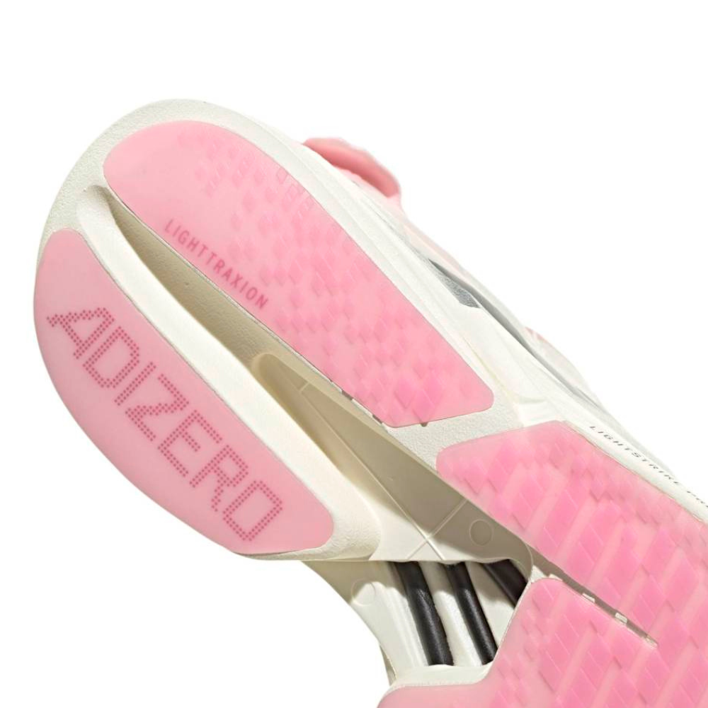 Adizero Adios Pro 4 Men's :Core White | Bliss Pink