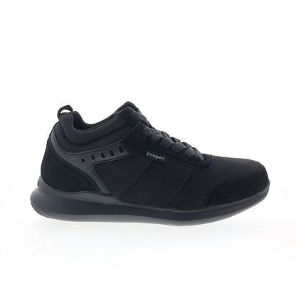 Propet Viator Hi All Mens Black Extra Extra Wide 6E Lifestyle Sneakers Shoes