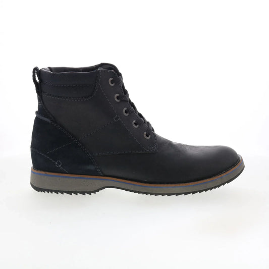 Clarks Mahale HI 26102614 Mens Black Leather Casual Dress Boots