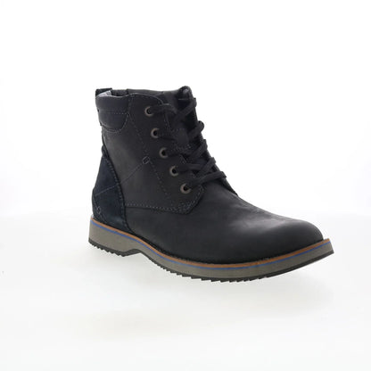 Clarks Mahale HI 26102614 Mens Black Leather Casual Dress Boots