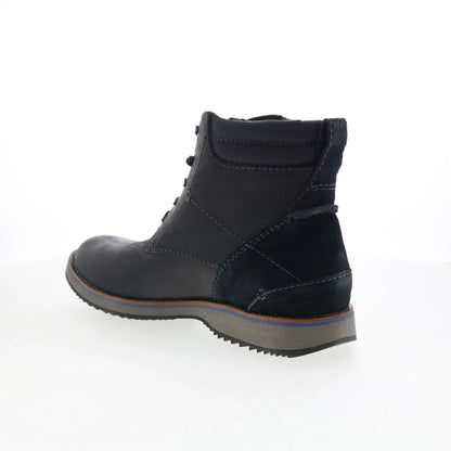 Clarks Mahale HI 26102614 Mens Black Leather Casual Dress Boots