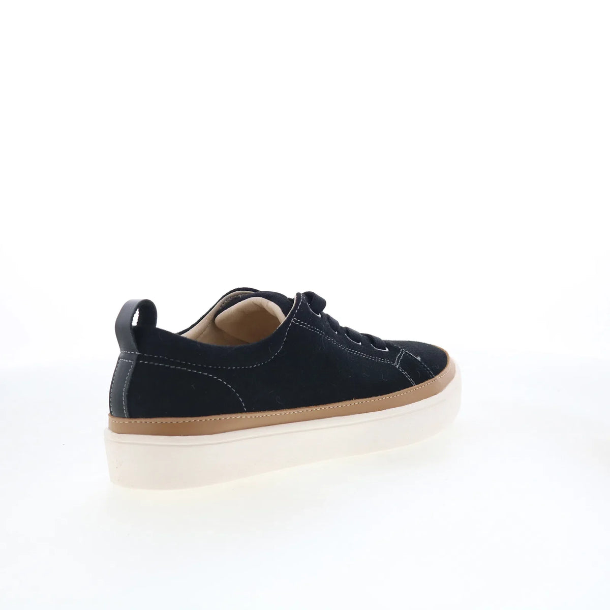 Spenco Malibu Lace Wool SP1110BLK Womens Black Lifestyle Sneakers Shoes