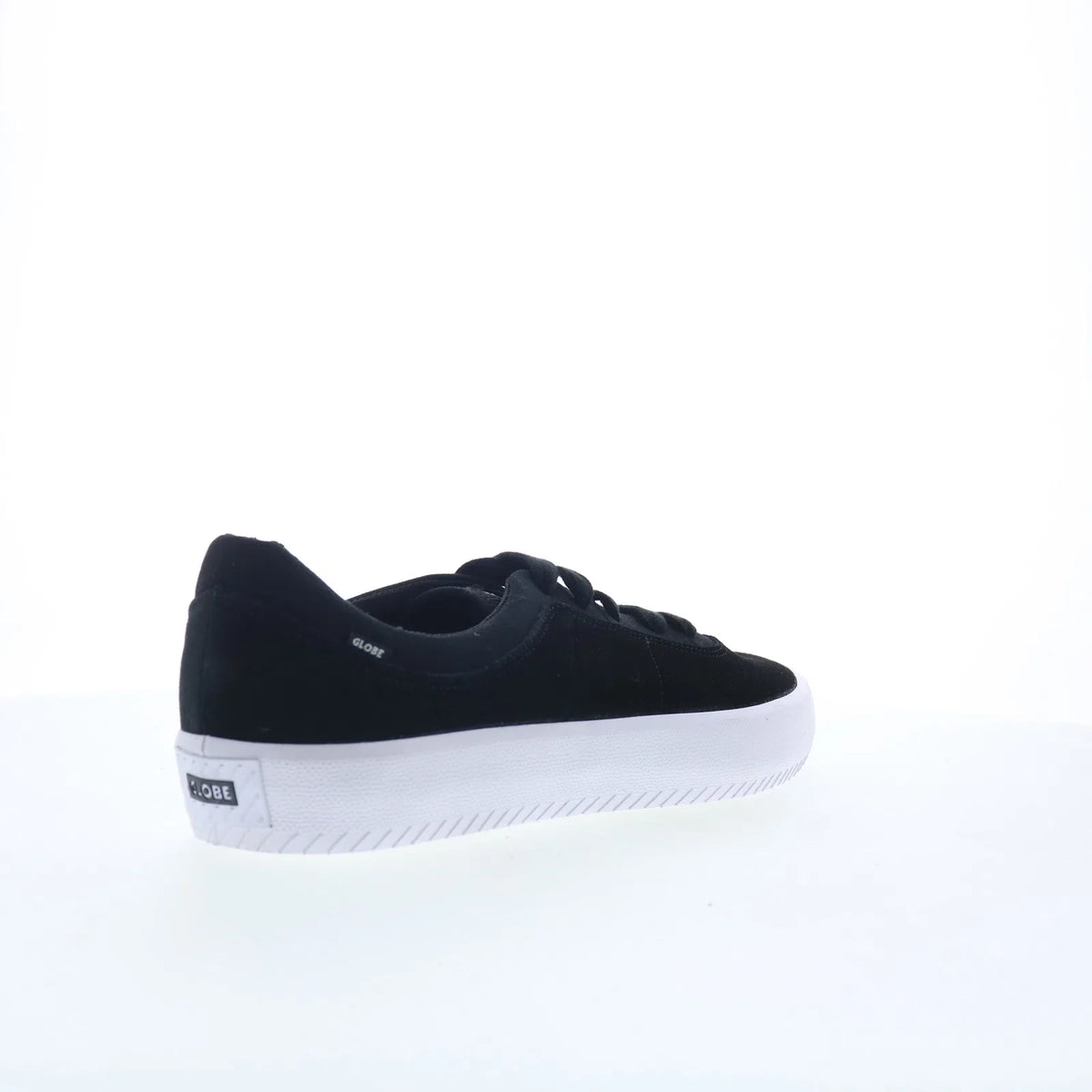 Globe Melbek GBMELB Mens Black Suede Canvas Skate Inspired Sneakers Shoes