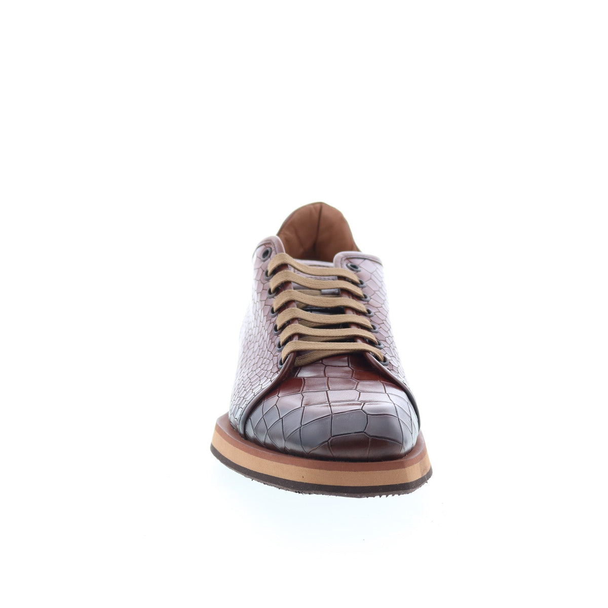 Mezlan Mez382 Mens Brown Leather Lace Up Lifestyle Sneakers Shoes