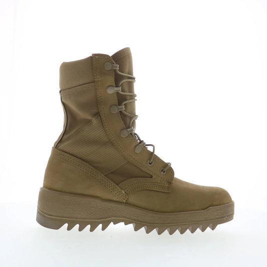McRae Tactical Made In USA 8188 Mens Brown Wide Suede Lace Up Tactical Boots