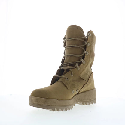McRae Tactical Made In USA 8188 Mens Brown Wide Suede Lace Up Tactical Boots