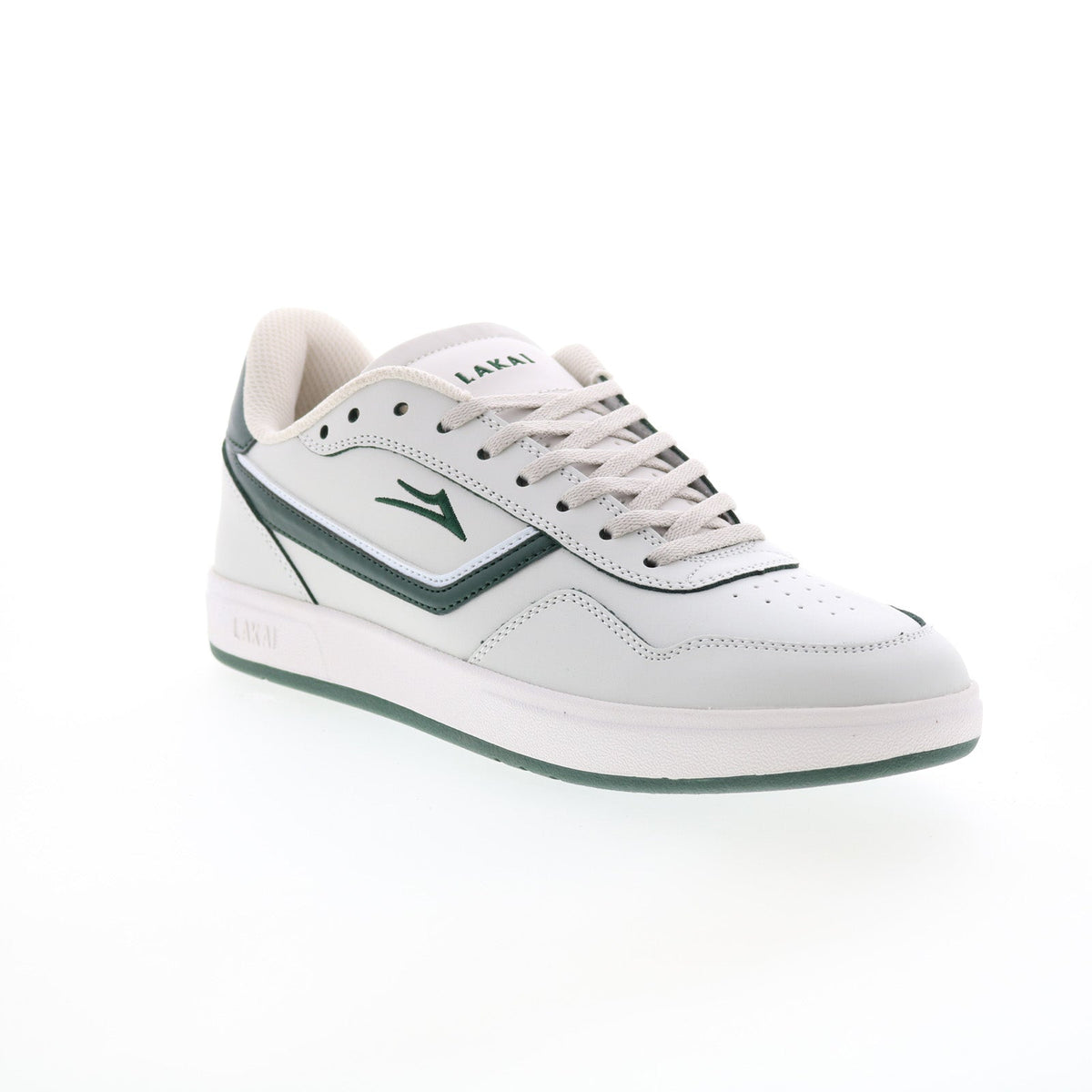 Lakai Terrace MS3230130B00 Mens Beige Leather Skate Inspired Sneakers Shoes
