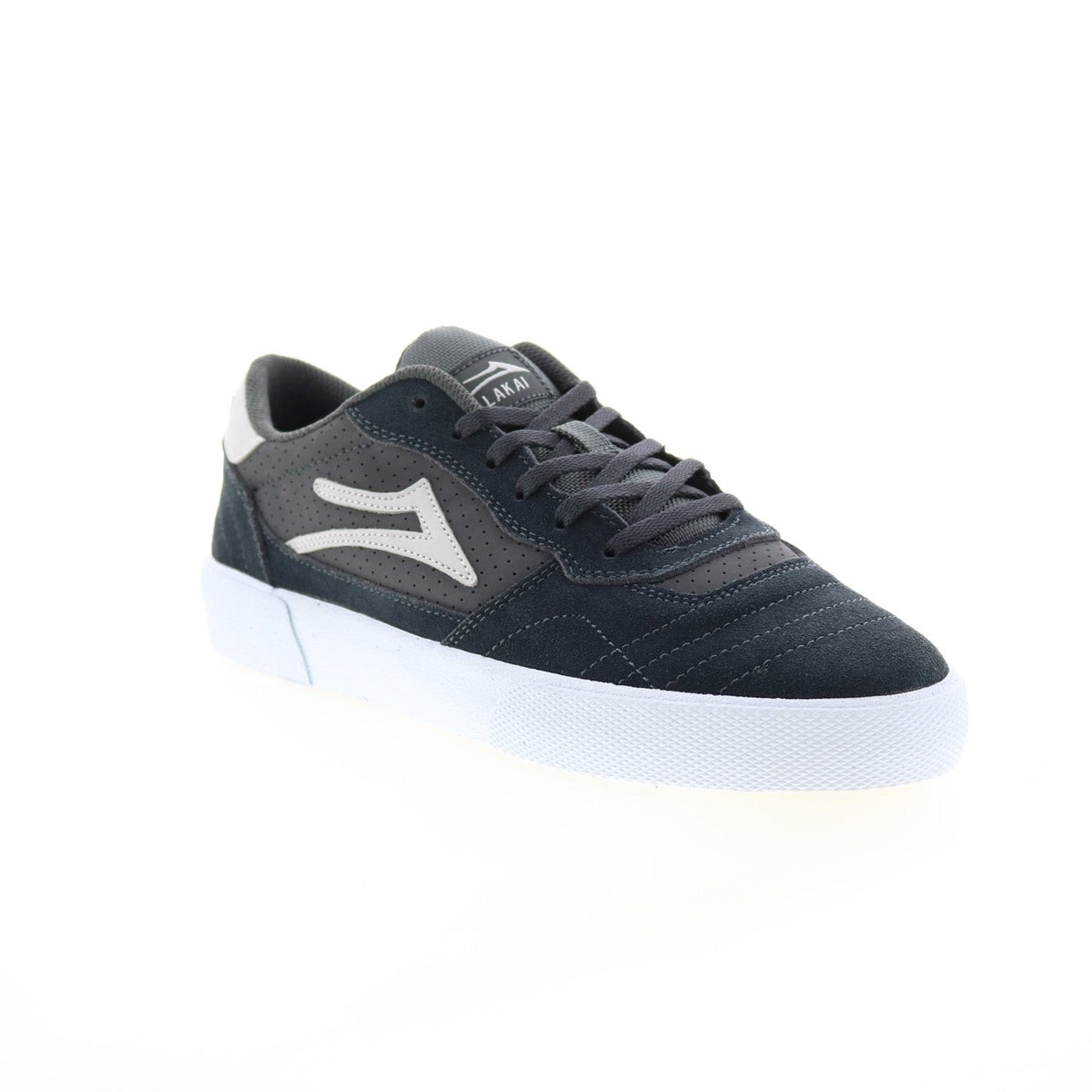 Lakai Cambridge MS4230252A00 Mens Gray Suede Skate Inspired Sneakers Shoes