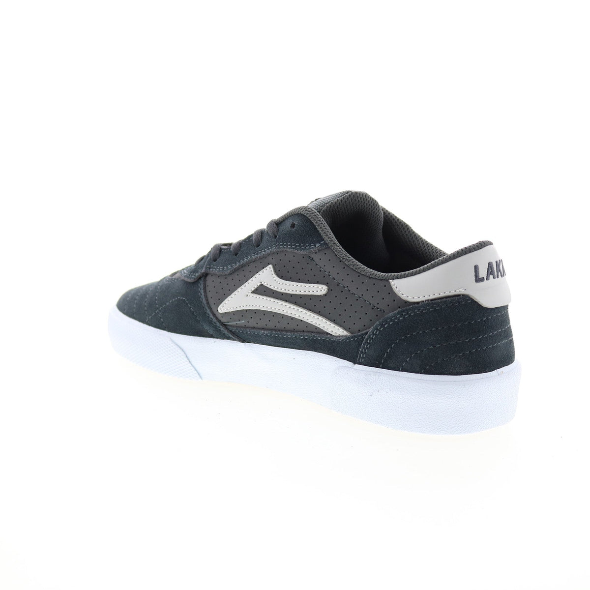 Lakai Cambridge MS4230252A00 Mens Gray Suede Skate Inspired Sneakers Shoes