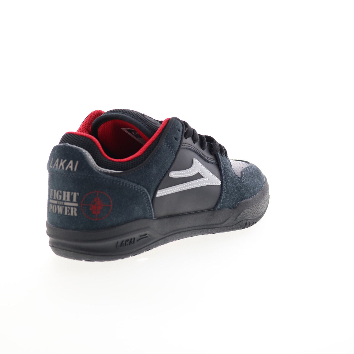 Lakai Telford Low Public Enemy Mens Black Skate Inspired Sneakers Shoes