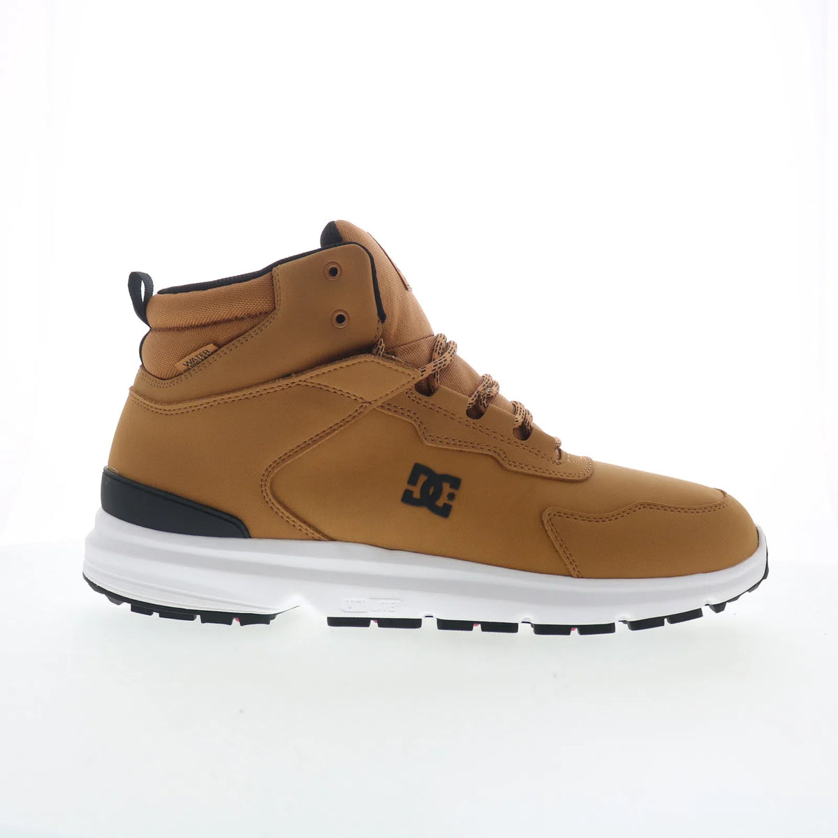 DC Mutiny Water Resistant Mens Brown Skate Inspired Sneakers Shoes