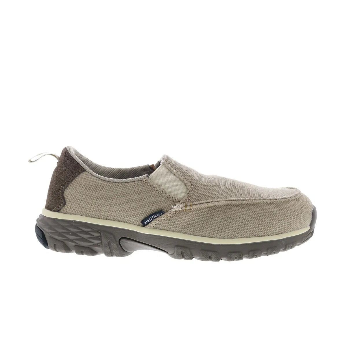 Nautilus Breeze Slip-On Alloy Toe Electrical Hazard Mens Brown Work & Safety Shoes