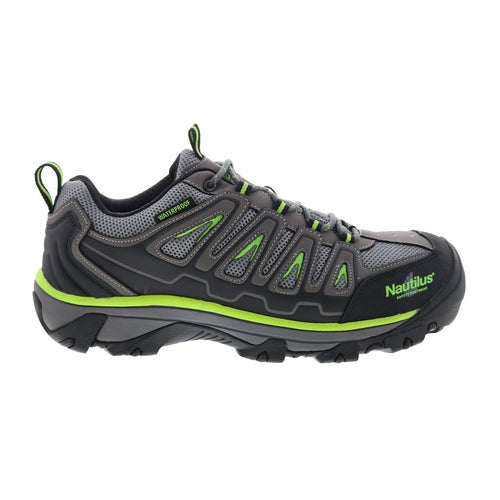 Nautilus Steel Toe Electric Hazard Waterproof Mens Gray Work & Safety Shoes