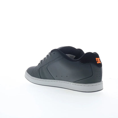 DC Net DC01774025-GYBKOG Mens Gray Nubuck Skate Inspired Sneakers Shoes