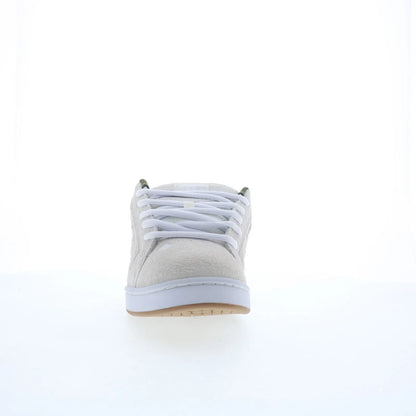 DC Net SE DC03260101-OWHGRN Mens White Suede Skate Inspired Sneakers Shoes
