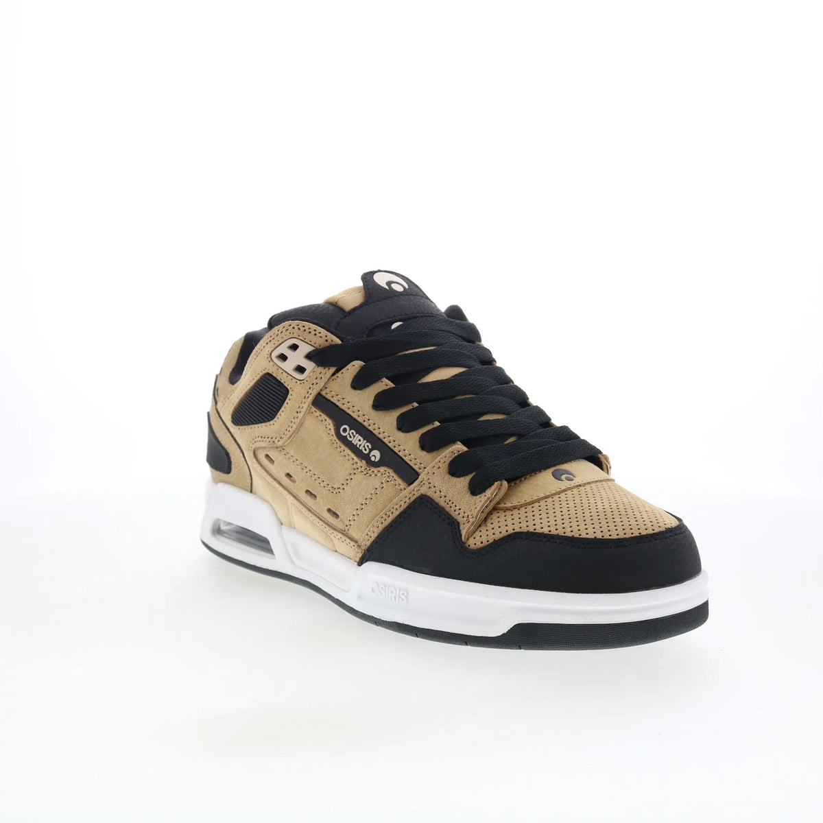 Osiris Peril 1308 1238 Mens Brown Leather Skate Inspired Sneakers Shoes