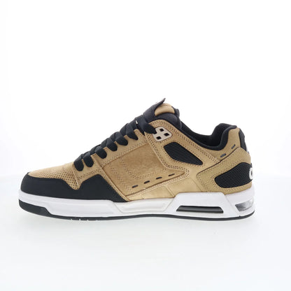 Osiris Peril 1308 1238 Mens Brown Leather Skate Inspired Sneakers Shoes