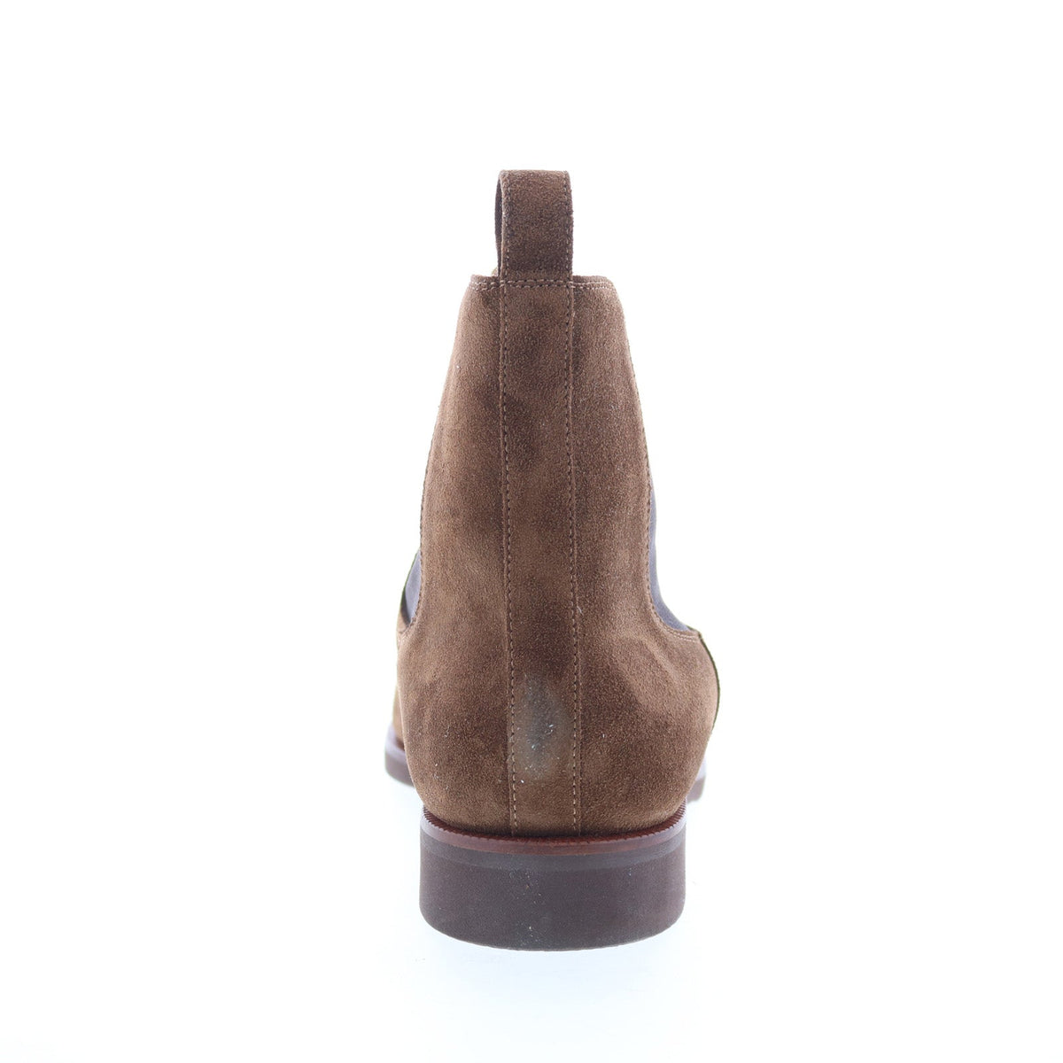 Pastori by Di Bianco Pertinax Suede Mens Brown Suede Slip On Chelsea Boots