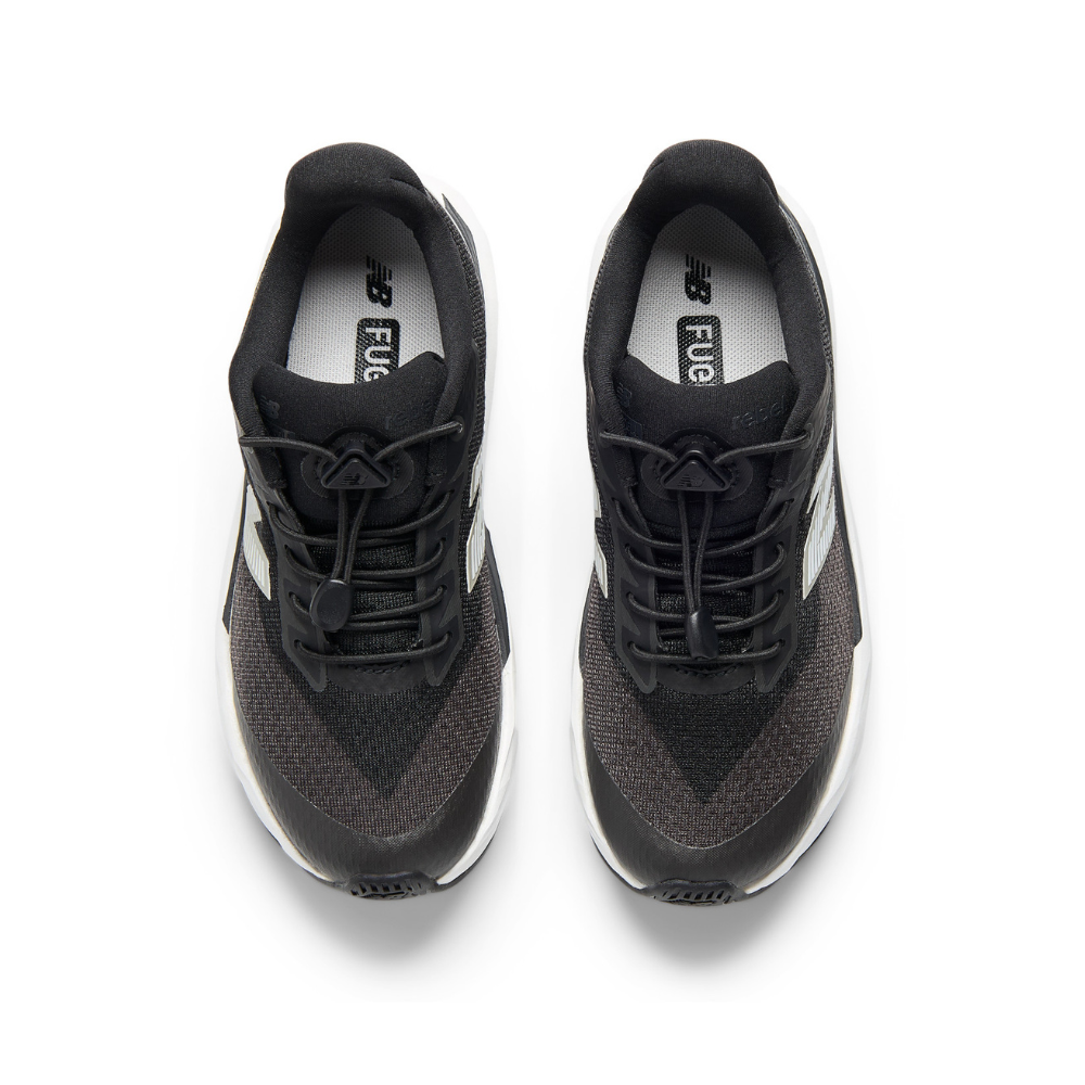 FuelCell Rebel Bungee Lace with Toggle Younger Kids' :Black | White