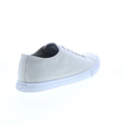 Original Penguin Petey Stripe Lace PG00004 Mens Gray Lifestyle Sneakers Shoes