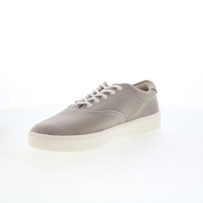 Spenco Pier SP2007GRY Mens Gray Canvas Lace Up Lifestyle Sneakers Shoes