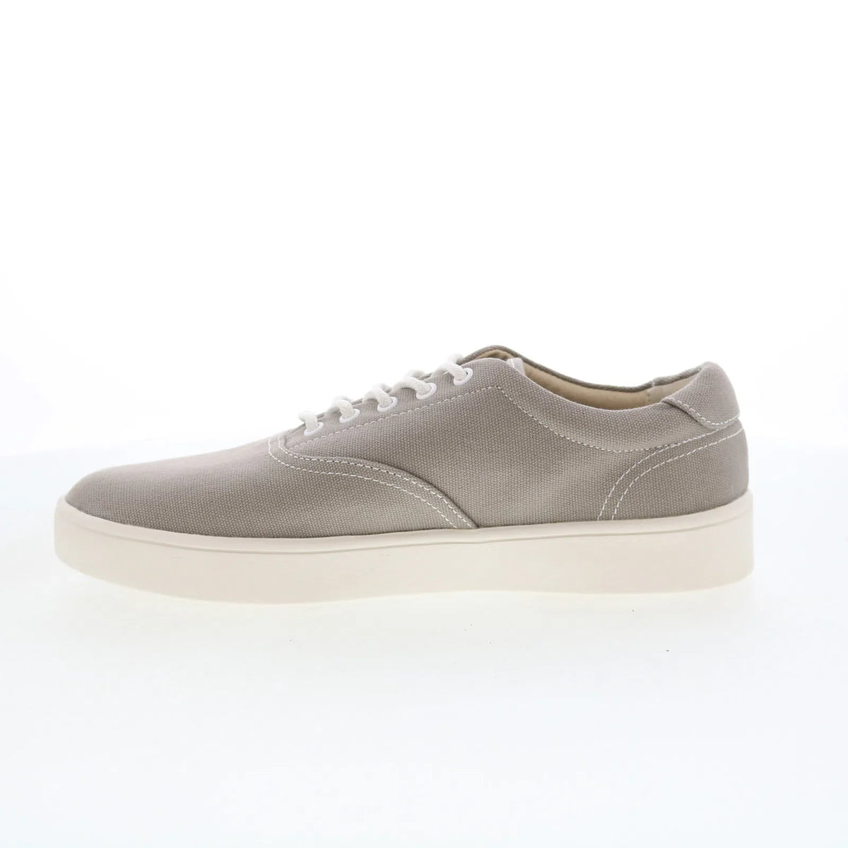 Spenco Pier SP2007GRY Mens Gray Canvas Lace Up Lifestyle Sneakers Shoes