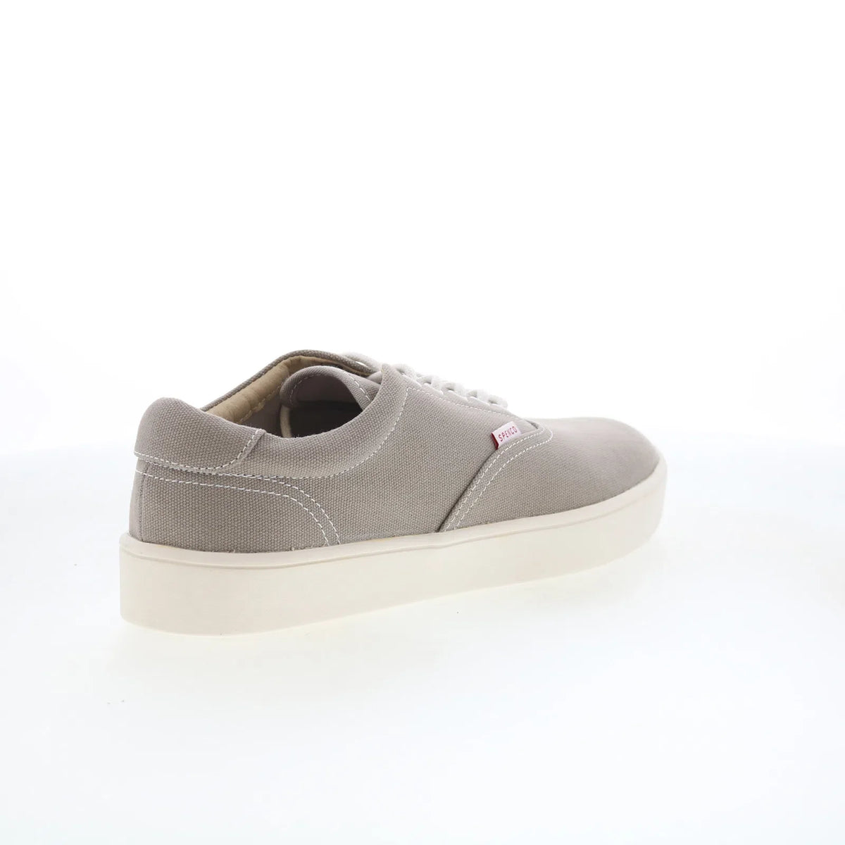 Spenco Pier SP2007GRY Mens Gray Canvas Lace Up Lifestyle Sneakers Shoes