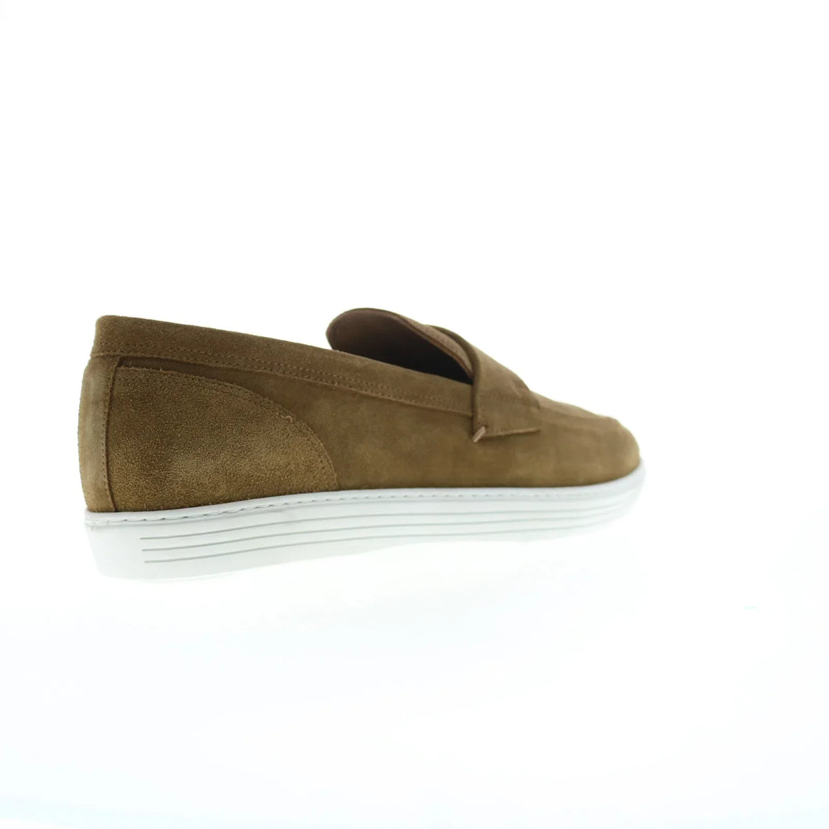 Pastori by Di Bianco Pius Mens Brown Suede Loafers & Slip Ons Penny Shoes