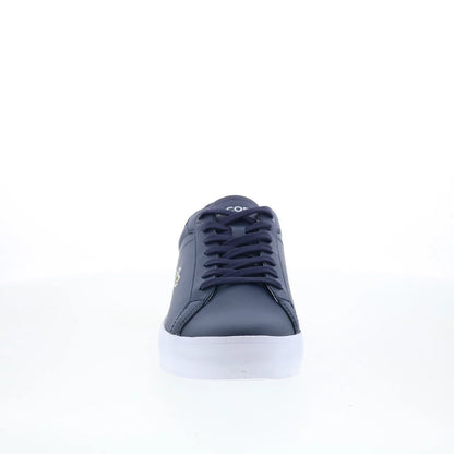 Lacoste Powercourt GRPH 126 1 SMA Mens Blue Lifestyle Sneakers Shoes