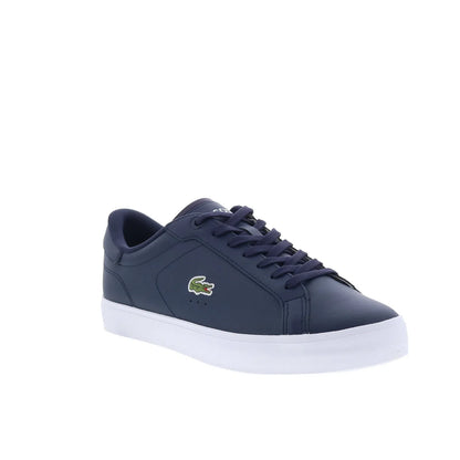 Lacoste Powercourt GRPH 126 1 SMA Mens Blue Lifestyle Sneakers Shoes