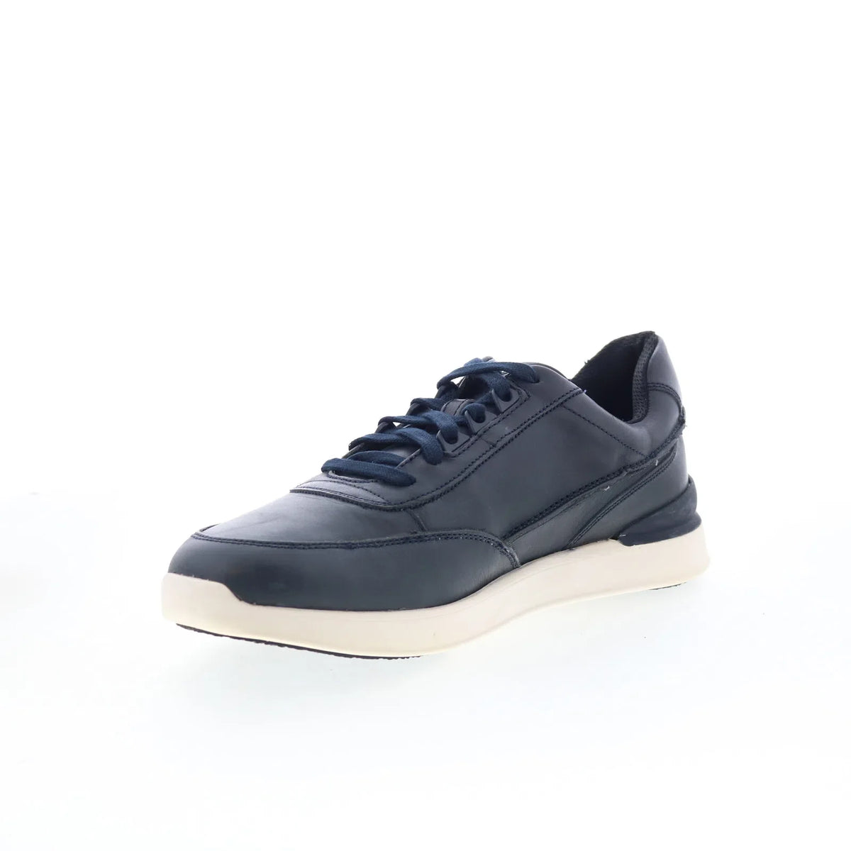 Clarks Race Lite Lace 26164290 Mens Blue Leather Lifestyle Sneakers Shoes